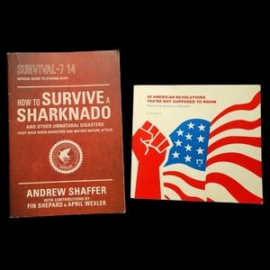 3 for $10 - How to Survive a Sharknado and 50 American Revolutions - 2 Books